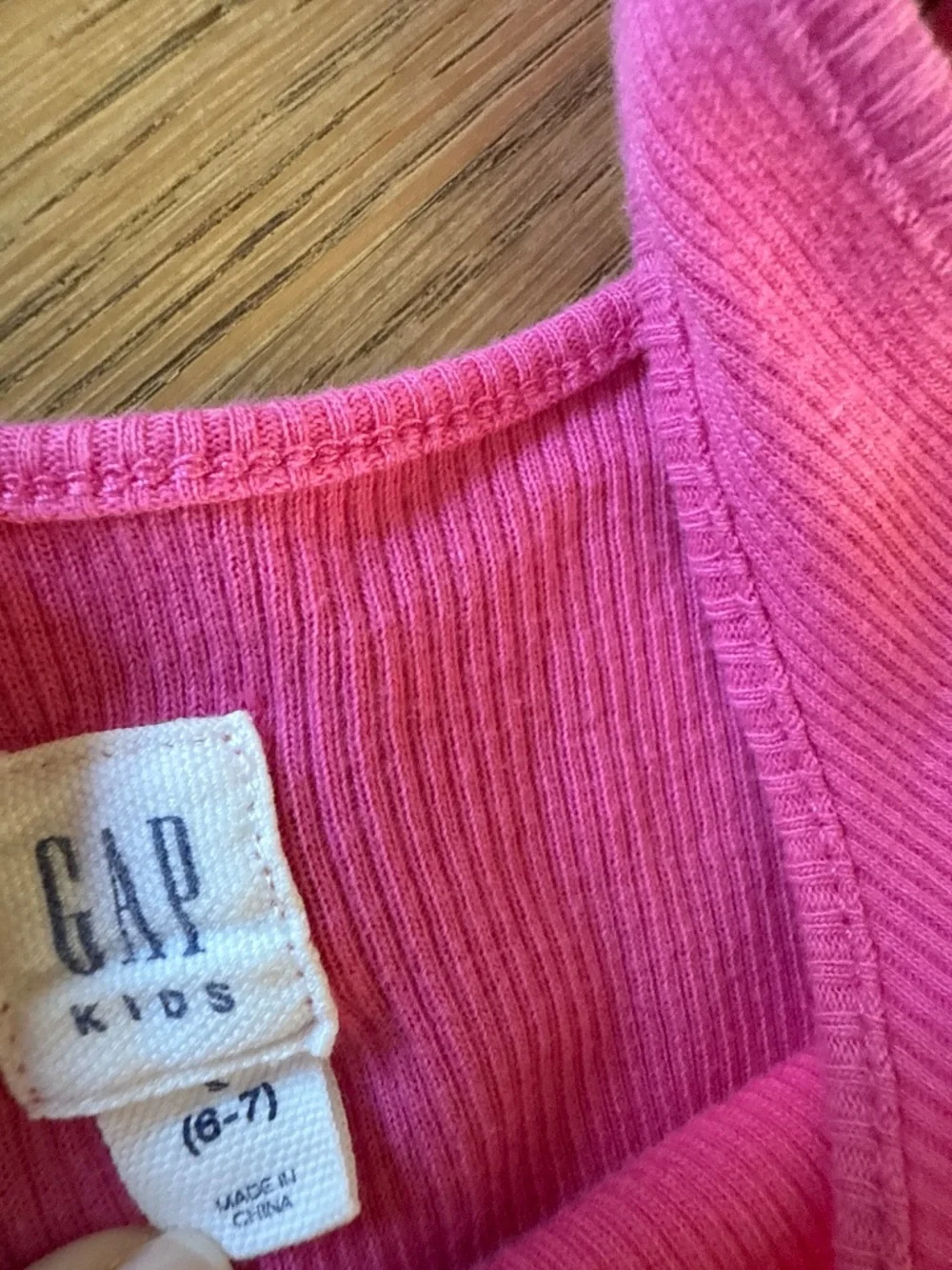 GAP girls floral pink summer dress